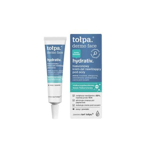 Miniaturka artykułu - TOŁPA DERMO FACE HYDRATIV Krem-żel nawilżający pod oczy, 10ml