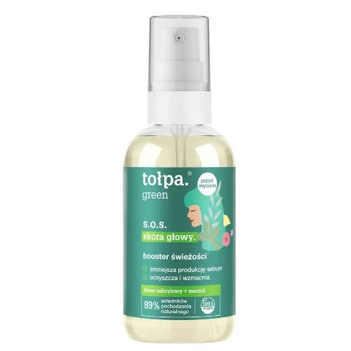 Miniaturka artykułu - TOŁPA GREEN S.O.S Sk&oacute;ra Głowy booster świeżości, 100ml