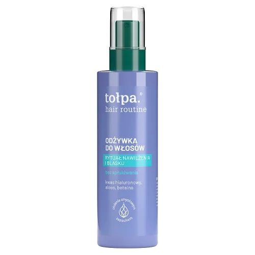 Miniaturka artykułu - Tołpa Hair Routine Rytuał nawilżenia i blasku Odżywka do włos&oacute;w bez spłukiwania, 100 ml