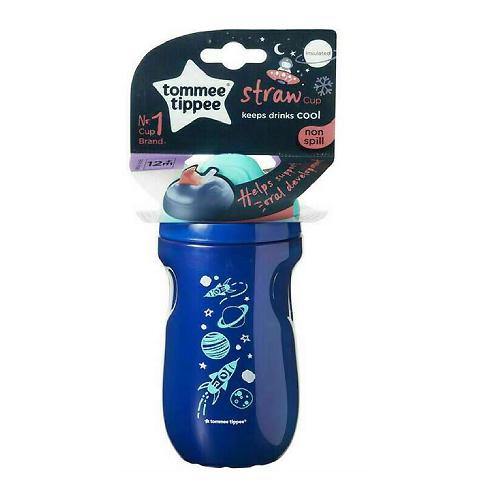 Miniaturka artykułu - Tommee Tippee Bidon ze słomką Boy 12m+, 260ml
