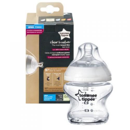 Miniaturka artykułu - Tommee Tippee CTN Butelka Szklana, 150 ml 