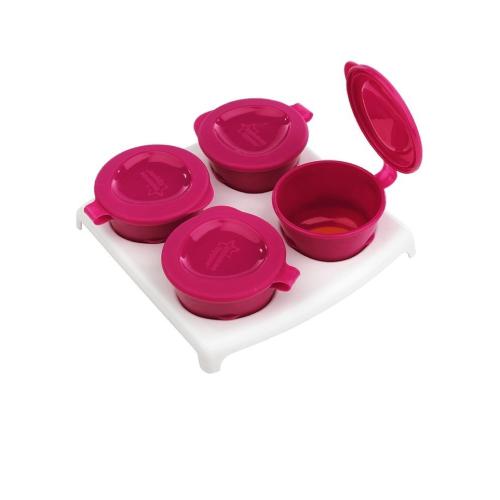 Miniaturka artykułu - Tommee Tippee Explora Pojemniczki do zamrażania pokarmu 4m+, 4szt.