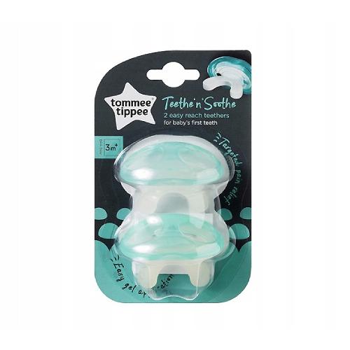 Miniaturka artykułu - Tommee Tippee Gryzak dziąsełko etap 1, 2szt. 3m+