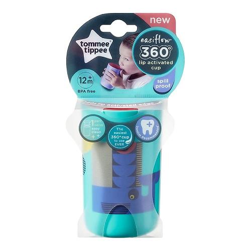 Miniaturka artykułu - Tommee Tippee Kubek Easiflow, 250ml. zielony 12m+