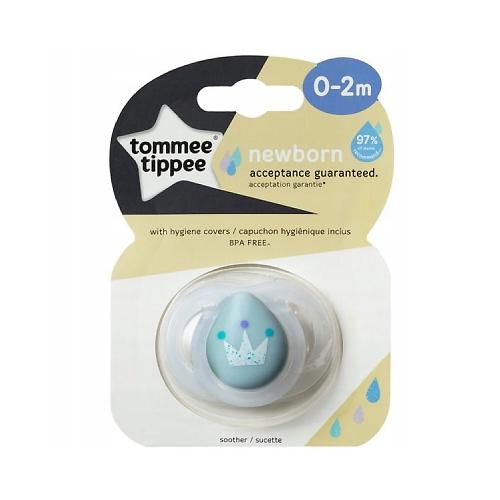 Miniaturka artykułu - Tommee Tippee Smoczek uspokajający dla noworodk&oacute;w 0-2m Boy,1szt.