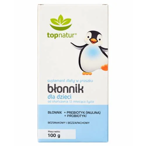 Miniaturka artykułu - TopNatur Błonnik dla dzieci od ukończenia 12 miesiąca, 100 g