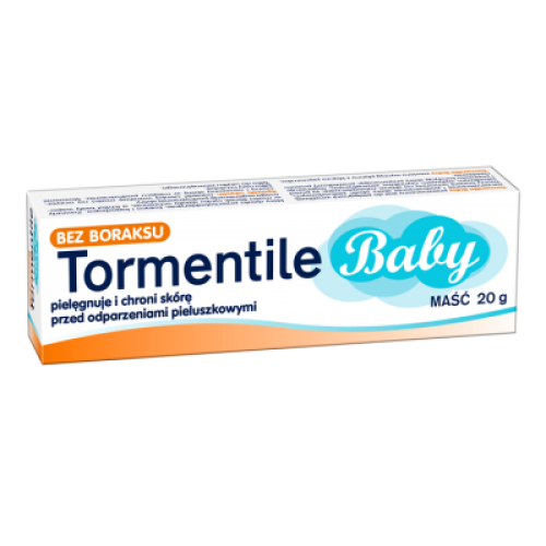 Miniaturka artykułu - TORMENTILE BABY Maść, 20 g/USZKODZONE TEKTUROWE OPAKOWANIE