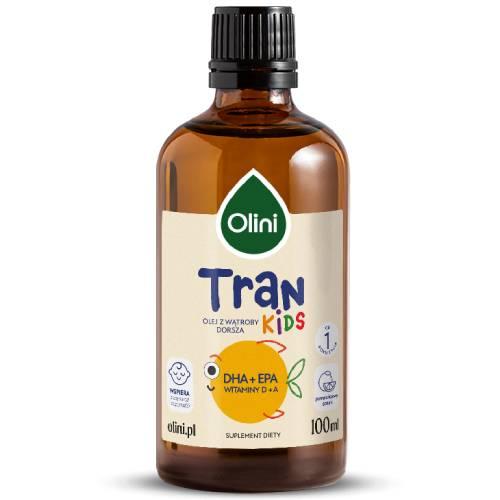 Miniaturka artykułu - Olini Tran o smaku pomarańczowym, 100 ml