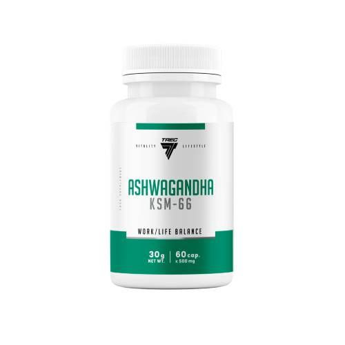 Miniaturka artykułu - Trec Vitality Ashwagandha KSM-66, 60 kaps.