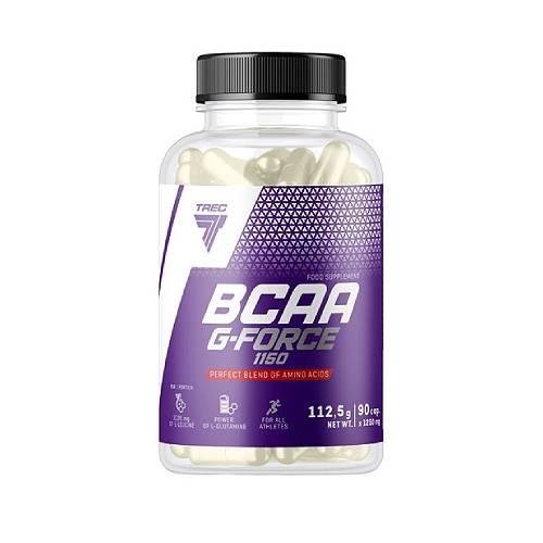 Miniaturka artykułu - Trec BCAA G-Force 1150 Aminokwasy z Glutaminą, 90 kaps.