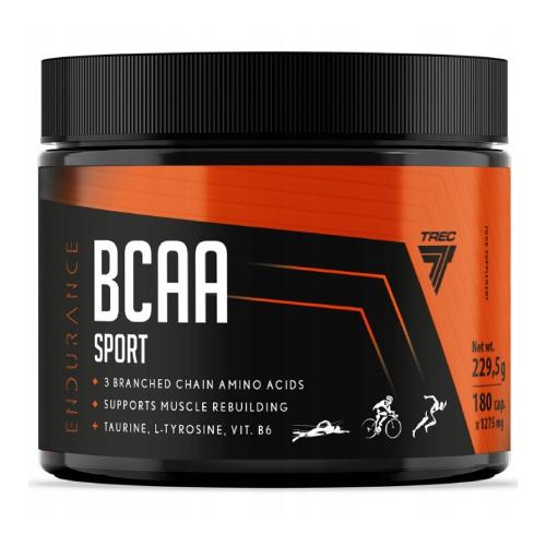 Miniaturka artykułu - Trec Endurance BCAA Sport, 180 kaps.