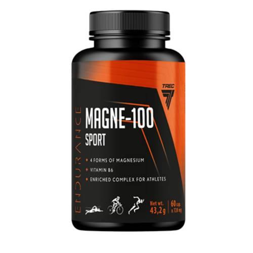Miniaturka artykułu - Trec Endurance Magne-100 Sport, 60 kaps.