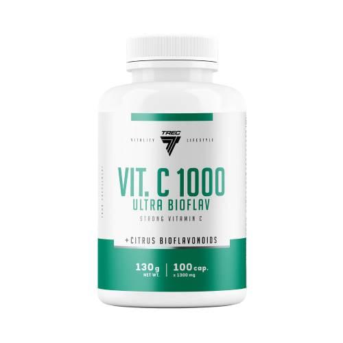 Miniaturka artykułu - Trec Vitality Vit. C 1000 Ultra Bioflav, 100 kaps.