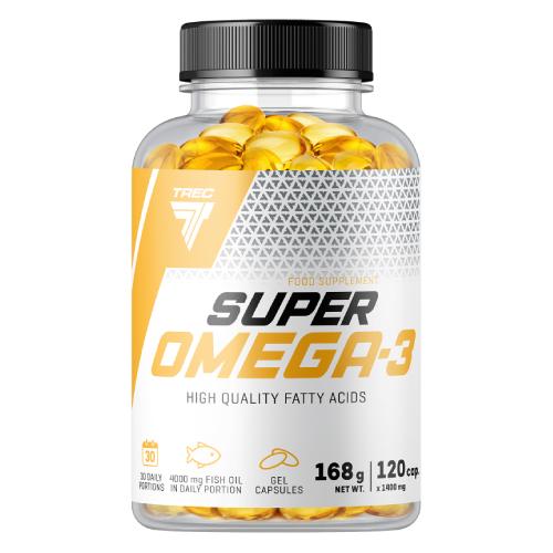 Miniaturka artykułu - Trec Super Omega 3, 120 kaps.