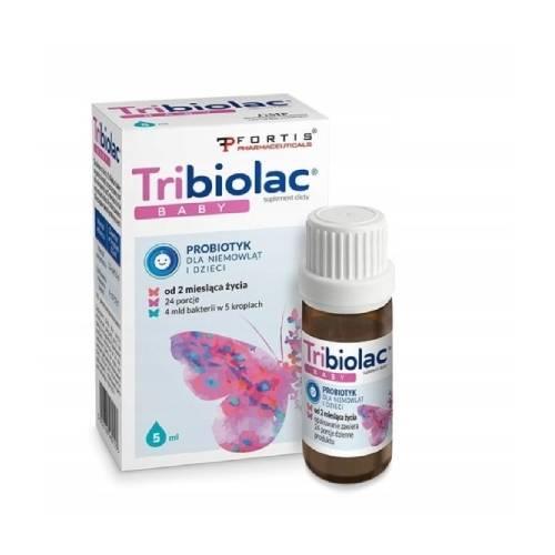Miniaturka artykułu - TRIBIOLAC Baby krople - 5ml
