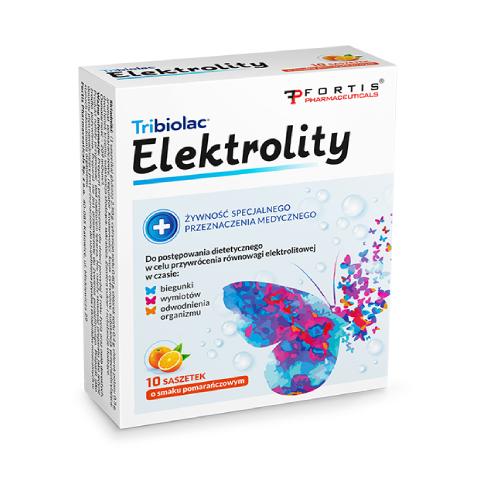 Miniaturka artykułu - Tribiolac Elektrolity nawadniające organizm, 10 sasz. 