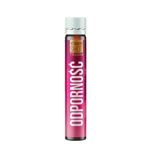 Miniaturka artykułu - TRIGGY Vitamin Shot Odporność smak pomarańczowy, 25ml KR&Oacute;TKA DATA 31.10.2026