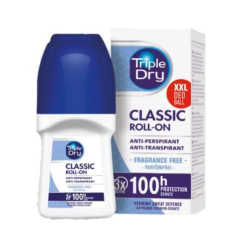 Miniaturka artykułu - Triple Dry Roll-On Classic Antyperspirant w kulce, 50 ml 