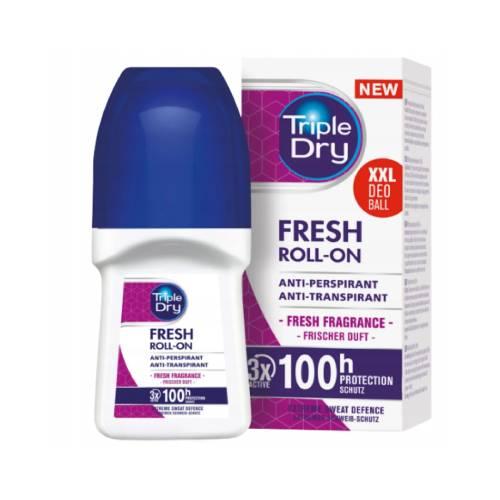 Miniaturka artykułu - Triple Dry Roll-On Fresh Antyperspirant w kulce, 50 ml 