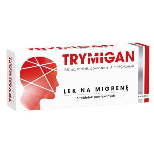 Miniaturka artykułu - Trymigan 12,5 mg, 6 tabletek powlekanych