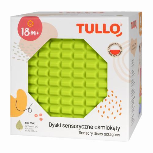 Miniaturka artykułu - Tullo Dyski sensoryczne ośmiokąty, 4 szt. USZKODZONE TEKTUROWE OPAKOWANIE