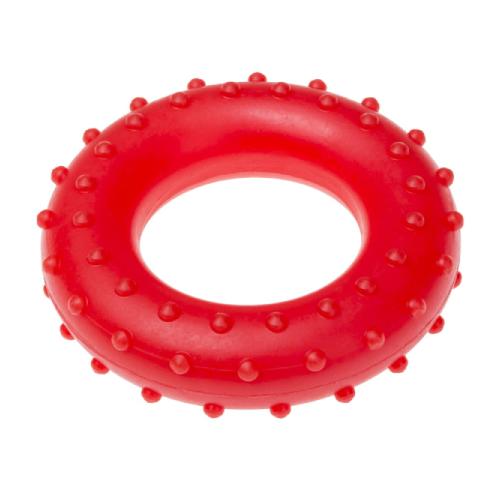 Miniaturka artykułu - Tullo Nefi Ringo gumowe małe, zabawka dla psa 10,5 cm czerwona