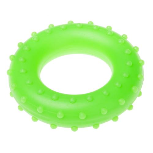 Miniaturka artykułu - Tullo Nefi Ringo gumowe małe, zabawka dla psa 10,5 cm zielona