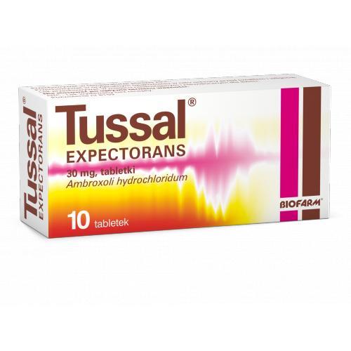 Miniaturka artykułu - Tussal Expectorans 30mg, 10tabl. KR&Oacute;TKA DATA 31.07.2026
