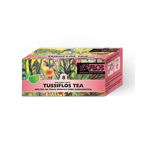 Miniaturka artykułu - HERBA-FLOS Tussiflos TEA 8 Herbatka ziołowa, 20 saszetek po 2 g 