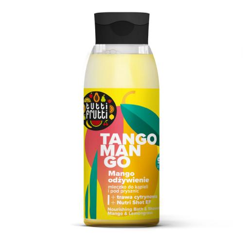 Miniaturka artykułu - FARMONA TUTTI FRUTTI Odżywcze Mleczko do kąpieli i pod prysznic Mango i Trawa cytrynowa, 400ml