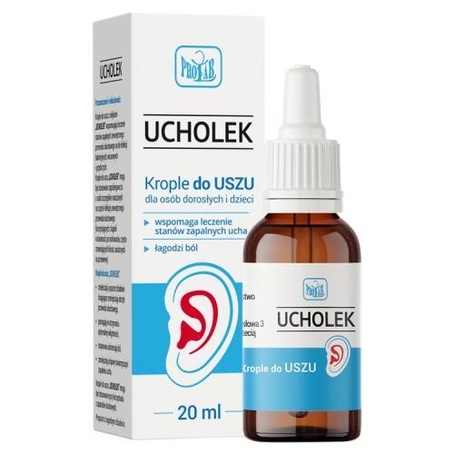 Miniaturka artykułu - Ucholek krople do uszu -  20 ml USZKODZONE OPAKOWANIE TEKTUROWE
