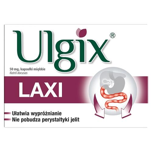 Miniaturka artykułu - Ulgix Laxi 50 mg, 30 kaps.