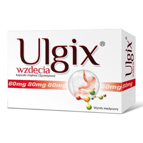 Miniaturka artykułu - Ulgix Wzdęcia 80 mg - 50 kapsułek 