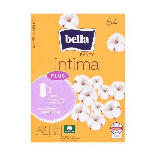 Miniaturka artykułu - BELLA Panty Intima Plus Normal Ultracienkie wkładki higieniczne, 54szt.