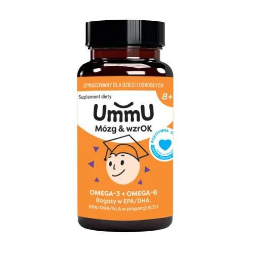 Miniaturka artykułu - UmmU M&oacute;zg & wzrOK 8+, 120 kaps.