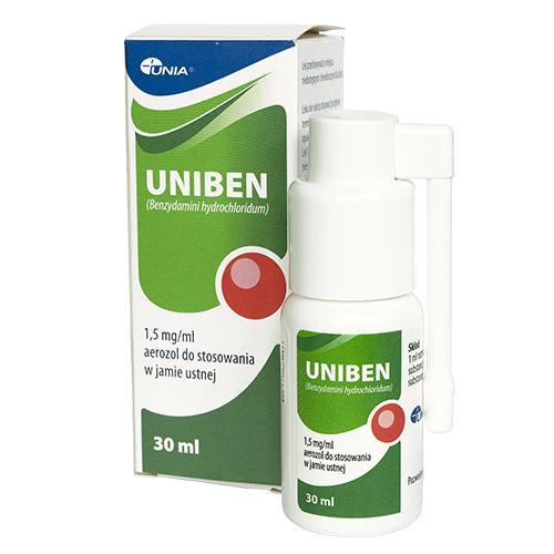 Miniaturka artykułu - UNIBEN Aerozol - 30 ml USZKODZONE OPAKOWANIE TEKTUROWE