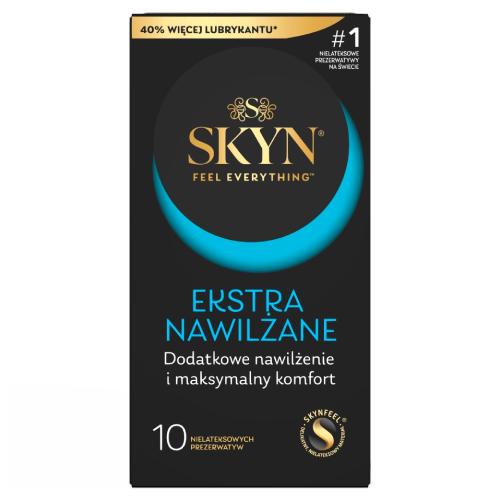 Miniaturka artykułu - UNIMIL SKYN Extra Nawilżane Prezerwatywy, 10 szt.