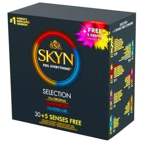 Miniaturka artykułu - UNIMIL SKYN SELECTION Prezerwatywy, 35szt.