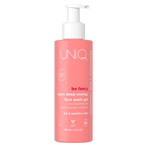 Miniaturka artykułu - 4ORGANIC UNI.Q be fancy Żel do mycia twarzy, 150ml