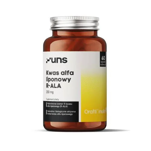 Miniaturka artykułu - UNS Kwas Alfa-Liponowy R-ALA, 60 kaps.