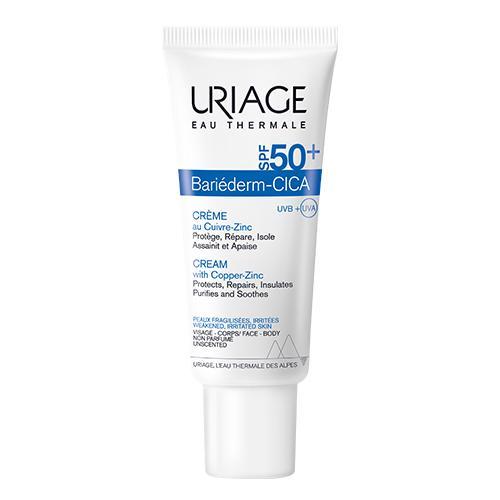 Miniaturka artykułu - URIAGE BARIEDERM Cica krem SPF 50+,  40ml KR&Oacute;TKA DATA 30.09.2026