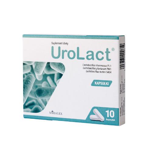Miniaturka artykułu - UroLact doustny Probiotyk Urologiczny 400mg, 10 kaps.