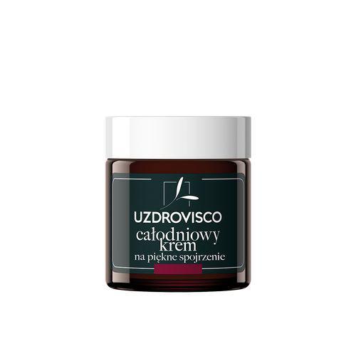 Miniaturka artykułu - UZDROVISCO Czarny Tulipan Intense + algi Całodniowy krem na piękne spojrzenie, 25ml