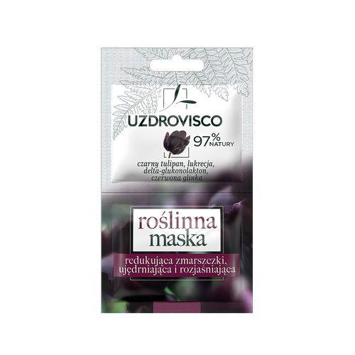 Miniaturka artykułu - UZDROVISCO Maska do twarzy redukująca zmarszczki Roślinna, 2x5ml