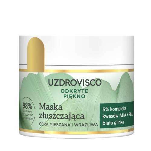 Miniaturka artykułu - Uzdrovisco Maska złuszczająca Odkryte Piękno, 40 ml