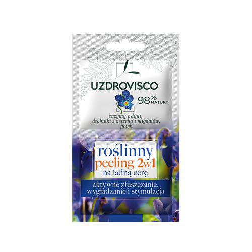 UZDROVISCO Roślinnie Aktywny peeling 2w1 na ładną cerę, 2x5ml