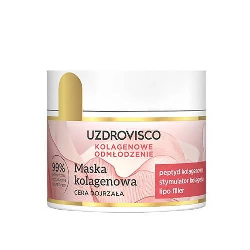 Miniaturka artykułu - Uzdrovisco Maska kolagenowa Kolagenowe Odmłodzenie, 40 ml