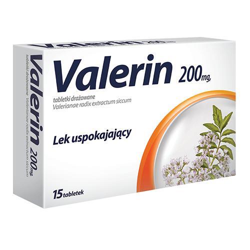 Miniaturka artykułu - VALERIN 200mg, 15tabl. BRAK OPAKOWANIA