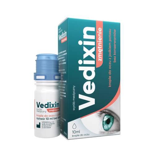 Miniaturka artykułu - VEDIXIN Zmętnienie Krople do oczu, 10ml