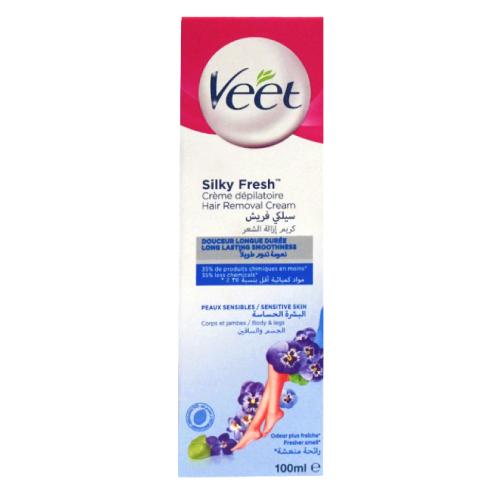 VEET Silky Fresh Krem do depilacji sk&oacute;ry wrażliwej, 100ml